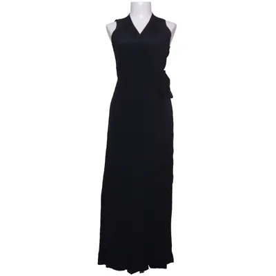 Slå-om-kjole (Sort) fra Bamboo Blonde Viscose