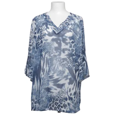 Robe de plage (Bleu, Blanc, Multicolore) de Atelier GS Polyester