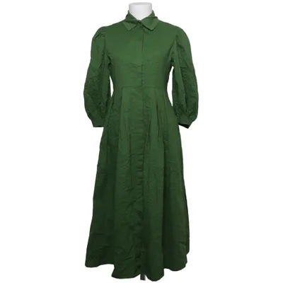 Shirt dress (Green) from Nina Kendosa Cotton, Elastane
