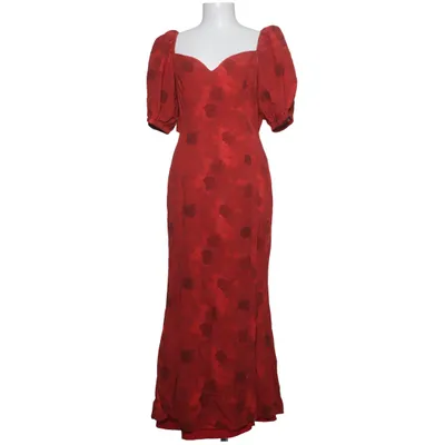 Wikkeljurk (Rood) van Adoore Elastaan, Linnen, Polyester, Viscose