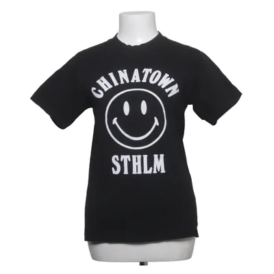 T-shirt (Sort, Hvid) fra Chinatown market Bomuld