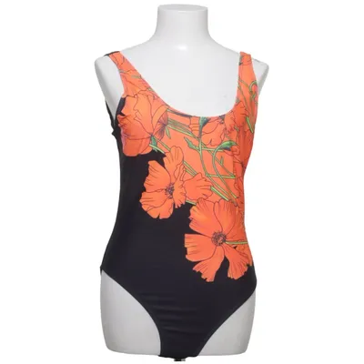 Baddräkt (Svart, Orange, Grön) Elastan, Polyester