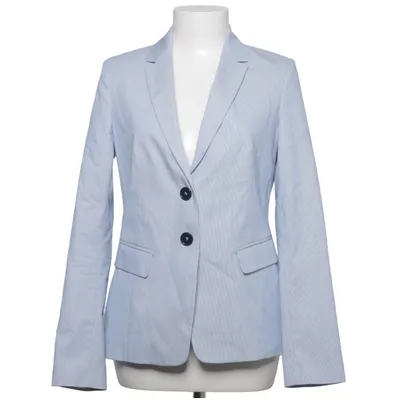 Kavaj (Blå, Vit) från Comma Bomull, Elastan, Polyester