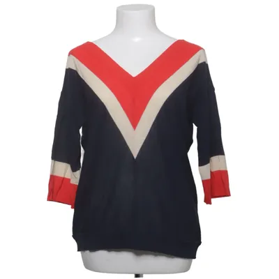 Pullover (Blå, Röd, Beige) från La Fée Maraboutée Akryl, Bomull