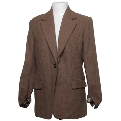 Blazer (Brun) fra Mango Elastan, Polyester, Viscose, Uld