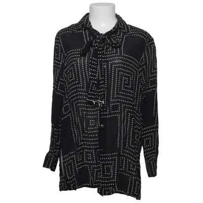 Strikblouse (Zwart, Wit) van Doris Streich Viscose