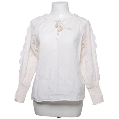 Bluse (Beige) fra Zara Basic Bomuld