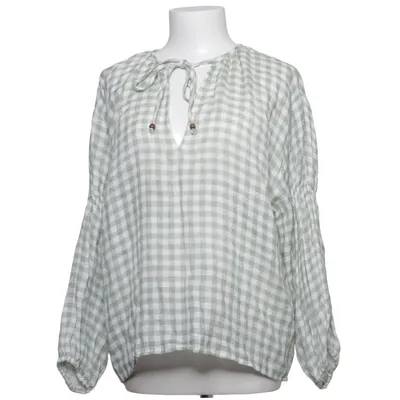 Blouse (Grijs, Wit) van Zara