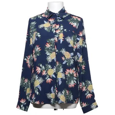 Shirt (Blue, Multicolored) from Sarah John Polyester, Viscose