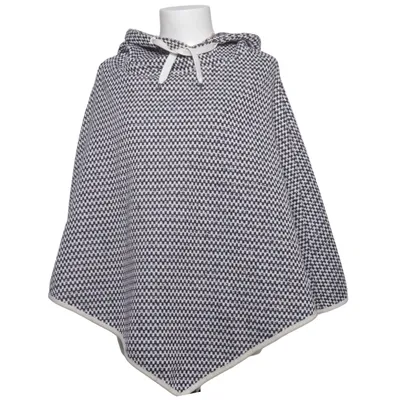 Poncho (Zwart, Wit) van Weather Report Polyester