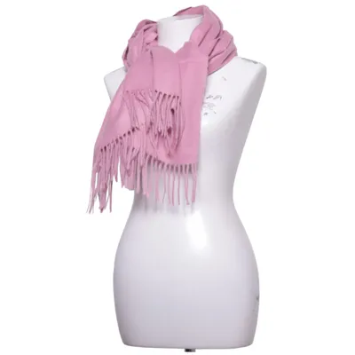 Scarf (Pink) from Jean Louis Scherrer Polyamide, Silk, Wool