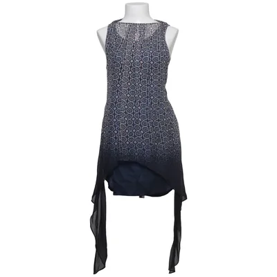 Robe (Bleu, Multicolore) de Diesel Black Gold Soie