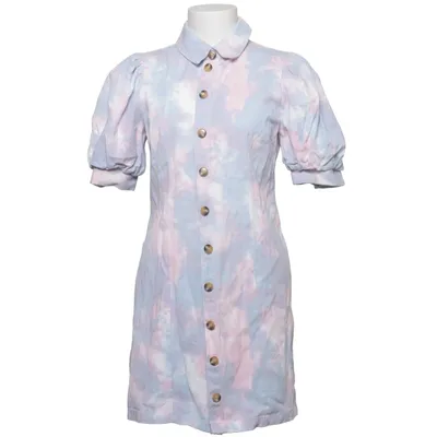 Skjortekjole (Blå, Pink, Hvid, Flerfarvet) fra Pieces Bomuld, Viscose