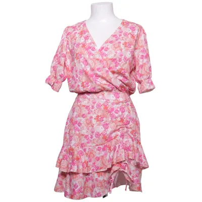 Omlottklänning (Rosa, Orange, Vit) från Urbane Elastan, Polyester, Viskos