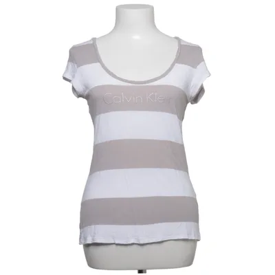 T-shirt (Beige, Weiß) von Calvin Klein Viskose