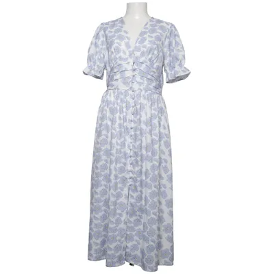 Robe longue (Blanc, Bleu) de BYIC