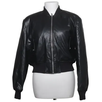 Bomberjacke (Schwarz) von Divided by H&M Polyester, Polyurethan