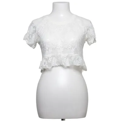 Top (Frill Lace Top) from NLY Trend Cotton, Polyamide