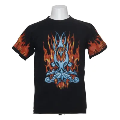 T-shirt (Black, Multicolored) from Heavy Metal Cotton