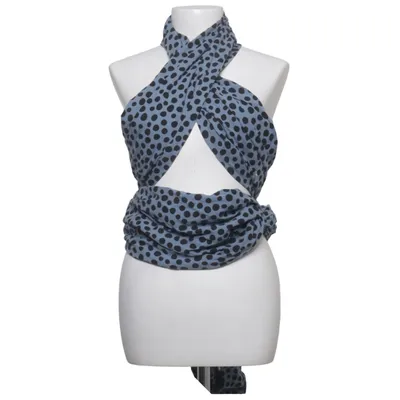 Baby sling (Blue, Black) from Coracor Elastane, Organic cotton