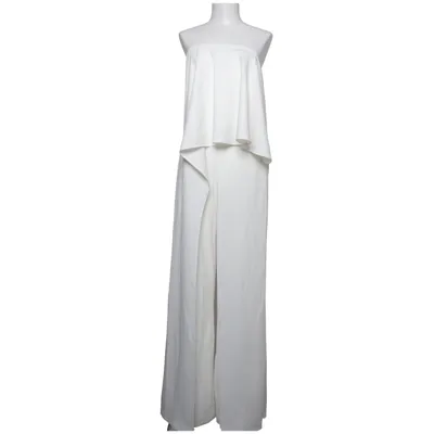 Jumpsuit (White) from Adrianna Papell Elastane, Polyester