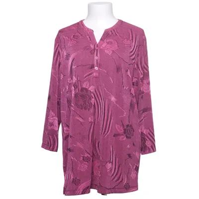 Bluse (Lilla) fra Lady Fashion Bomuld, Elastan