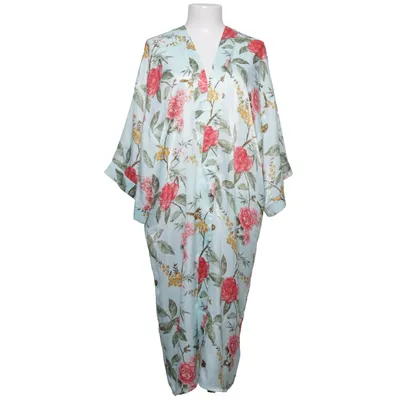 Kimono (Blue, Multicolored) from Forever 21 Polyester