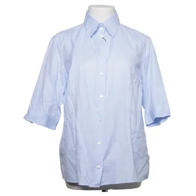 Korte mouwen shirt (Blauw) van Van Laack Katoen