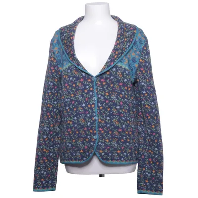Cardigan (Blauw, Meerkleurig) van IVKO Merinowol
