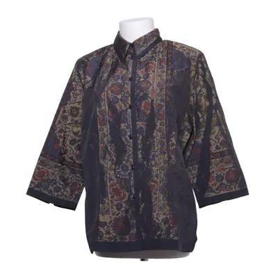 Blouse (Blue, Brown, Multicolored) from Nadine H Polyester, Viscose