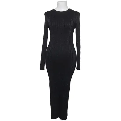 Maxi dress (Black) from Lefties Metallic fiber, Polyamide, Polyester, Viscose