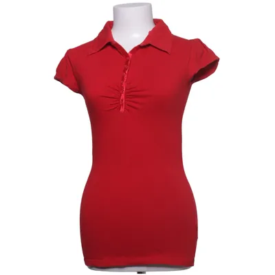 Henley shirt (Rood) van Wonder Me! Katoen, Elastaan