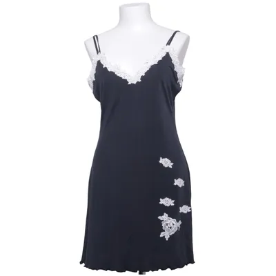 Nightgown (Black, White) from Gattina Silk