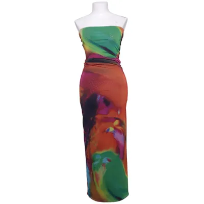 Maxi jurk (Meerkleurig) van Zara Elastaan, Polyester