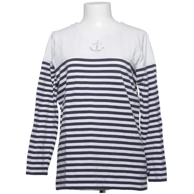Long sleeve T-shirt (Blue, White) from Fiora Blue