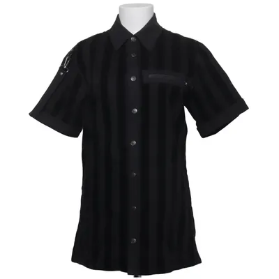 Shirt dress (Black, Gray) from Killstar Cotton, Elastane, Polyester