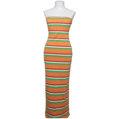 Kjole (Orange, Flerfarvet) fra Adoore Polyamid, Viscose