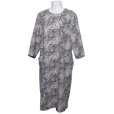 Dress (Black, White) from Helena Vera Cotton, Elastane, Polyester
