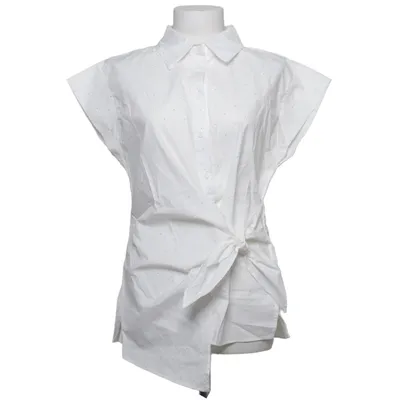 Chemise à manches courtes (Blanc) de Elisa Immagine Coton