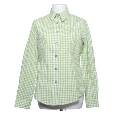 Skjorta (Grön, Vit) från Os Trachten Bomull, Polyester
