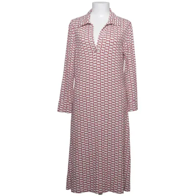 Robe (Rouge, Blanc) de Vera Velour Élasthane, Viscose