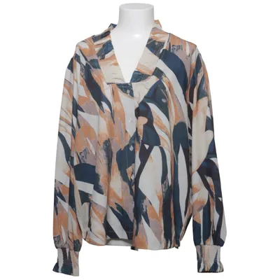 Blouse (Beige, Blauw, Zwart, Meerkleurig) van Stories Polyester