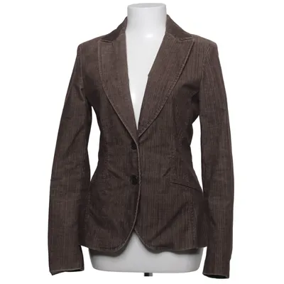Kavaj (Brun) från Cue Acetat, Bomull, Elastan, Polyester