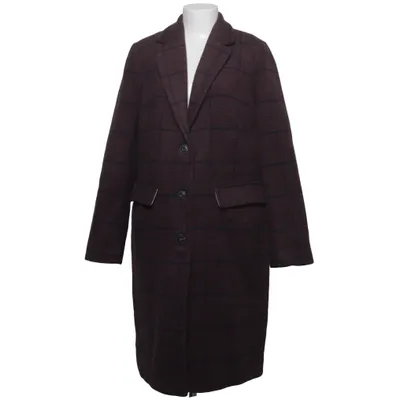 Frakke (Brun, Blå) fra Lindex Akryl, Bomuld, Polyamid, Polyester, Viscose, Uld