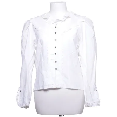 Blouse (Wit) van Hess Frackmann Katoen, Linnen, Polyester