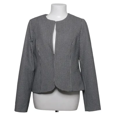 Blazer (Black, White) from adL Elastane, Polyester, Viscose