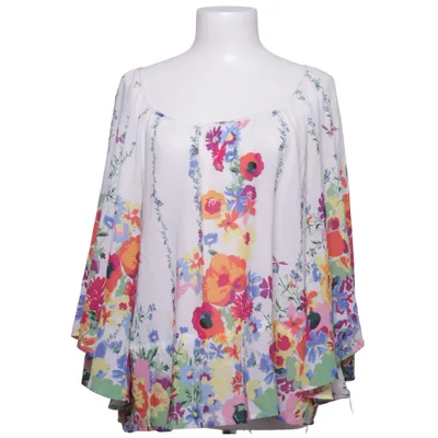 Blouse (Wit, Meerkleurig) van The Garden Collection by H&M Gerecycled polyester