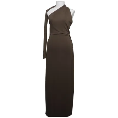 Maxi dress (Brown) from Zapa Elastane, Polyester