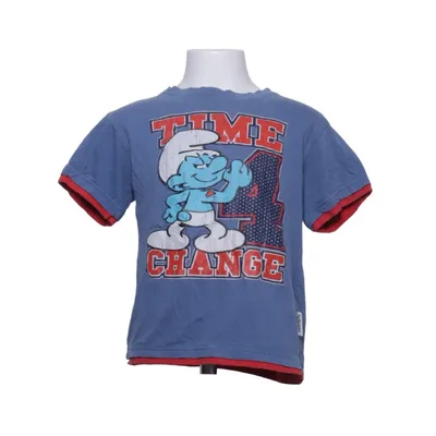 T-shirt (Blå, Rød, Hvid) fra The Smurfs Bomuld
