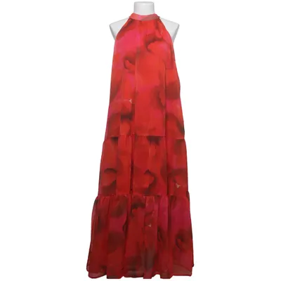 Maxi jurk (Rood, Roze, Meerkleurig) van VILA Polyester